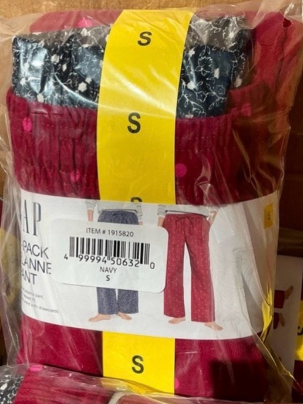 GAP Two-Pack Pajama Pants in Berry and Navy, NWT, Women’s Small - Picture 4 of 5